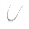 RichandRare--LEMON TOURMALINE, MOTHER-OF-PEARL, EMERALD AND DIAMOND NECKLACE